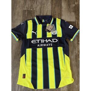 Manchester City 2024/25 ‎ Puma Navy Away Jersey Men's Size Small $140 Msrp